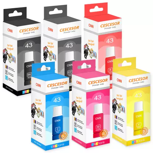 CANON GI-43 MUADİL MÜREKKEP (G540 - G640 UYUMLU) - 1