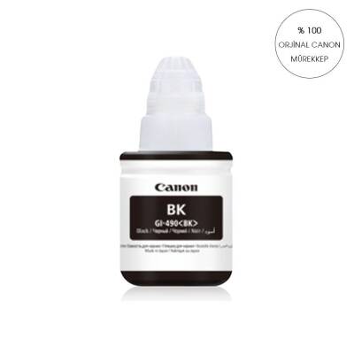 CANON GI-490PGBK ORJİNAL SİYAH MÜREKKEP KARTUŞU( GI-490PGBK)