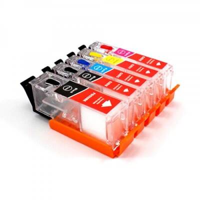 Canon PGI-570 CLI-571 Kolay Dolan Kartuş - 5 Renk