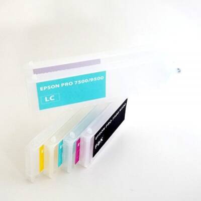Epson 9500/7500 Uyumlu Kolay Dolan Kartuş - 6 Renk - 1