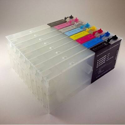 Epson 9600/7600/4000 Uyumlu Kolay Dolan Kartuş - 8 Renk - 1