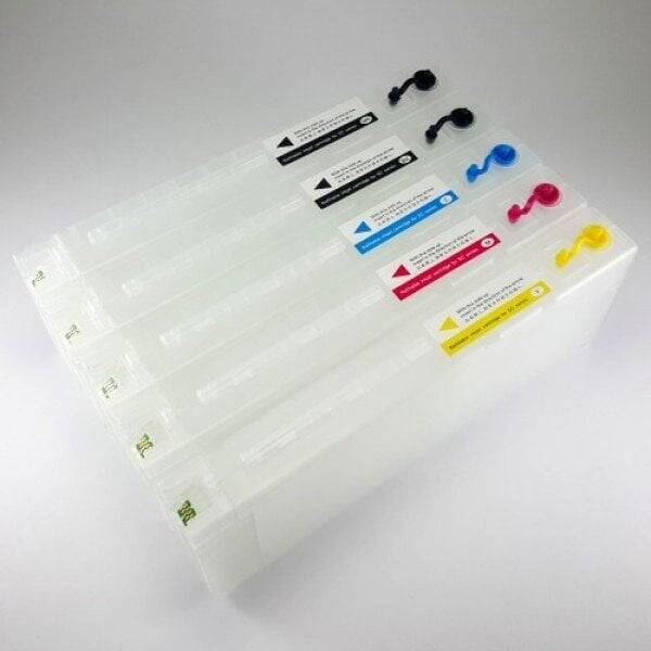 Epson SC-T3000, T5000, T7000 Uyumlu Kolay Dolan Kartuş - 5 Renk - 1