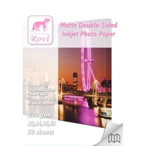 Rovi Creative Çift Taraflı Mat A3 Fotoğraf Kağıdı 220gsm 50yp - 1