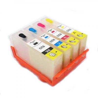 HP 920 Uyumlu OTORESET ÇİPLİ Kolay Dolum Kartuşu (4 RENK)