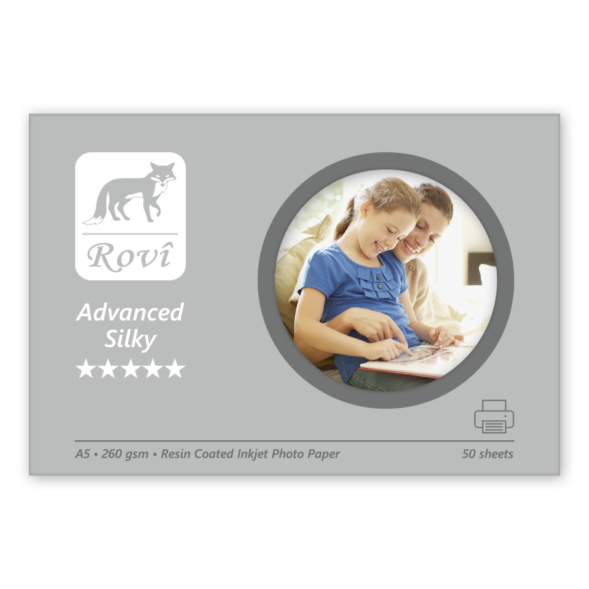 Rovi Advanced Silky (İpek Mat) A5 Fotoğraf Kağıdı 260gr - 50 Yaprak - 1