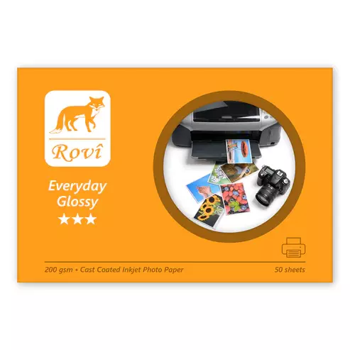 Rovi Everyday Parlak Fotoğraf Kağıdı 200gsm 50yp A5 - 1