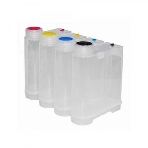 Şeffaf Sürekli Mürekkep Besleme Tankı Kapaklı (4x500ml) - 2
