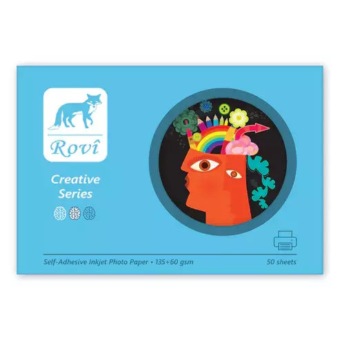 Rovi Creative Yapışkanlı A4 Fotoğraf Kağıdı 200gsm 50yp - 1